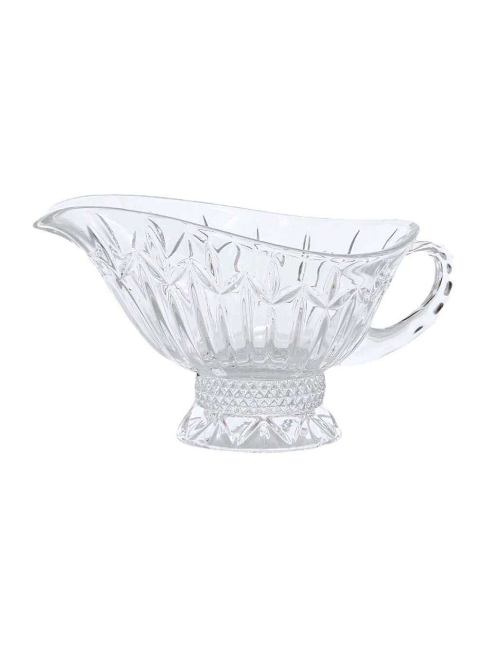 Godinger Olympia Creamer or Sauce Pitcher 8oz cut crystal glass